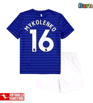 Everton Vitaliy Mykolenko #16 Hemmatröja Barn 2025-26 Kortärmad (+ Korta byxor)
